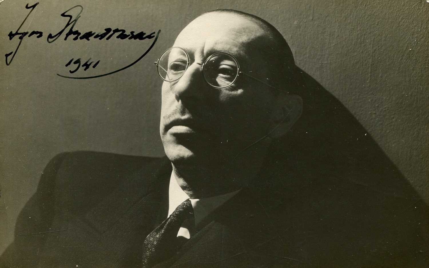 Lot 598 - STRAVINSKY IGOR: (1882-1971)