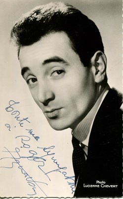 Lot 495 - AZNAVOUR CHARLES: (1924-2018)