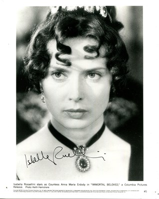 Lot 315 - ROSSELLINI ISABELLA: (1952- )