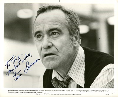 Lot 391 - LEMMON JACK: (1925-2001)