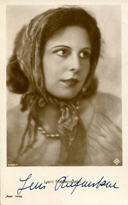 Lot 118 - RIEFENSTAHL LENI: (1902-2003)