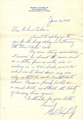 Lot 1403 - WORLD WAR I AVIATORS: (x4)