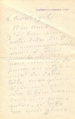 Lot 950 - MONET CLAUDE: (1840-1926)