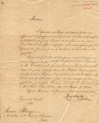 Lot 1607 - CZARTORYSKI ADAM JERZY: (1770-1861)