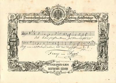 Lot 583 - SUPPE FRANZ VON: (1819-1895)