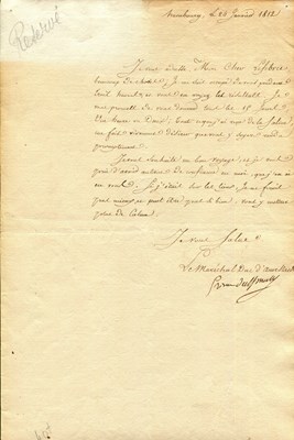 Lot 1532 - DAVOUT LOUIS NICOLAS: (1770-1823)