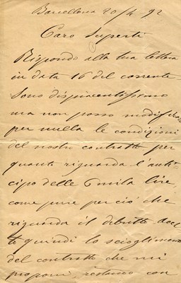 Lot 619 - TAMAGNO FRANCESCO: (1850-1905)