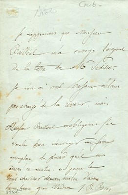 Lot 1371 - BIOT JEAN-BAPTISTE: (1774-1862)