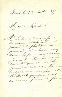 Lot 1287 - DODU JULIETTE: (1848-1909)