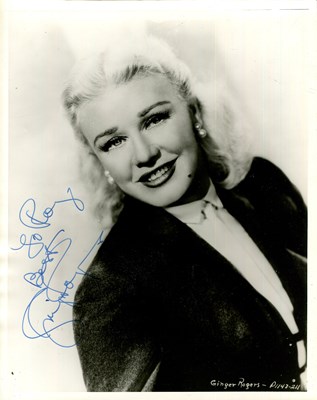 Lot 395 - ROGERS GINGER: (1911-1995)
