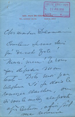 Lot 14 - GUILBERT YVETTE: (1865-1944)