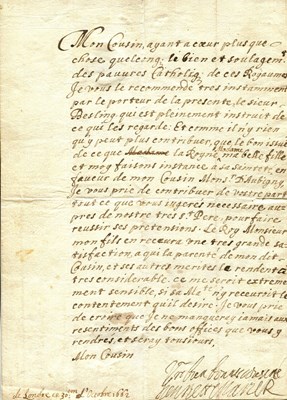 Lot 1611 - HENRIETTA MARIA: (1609-1669)