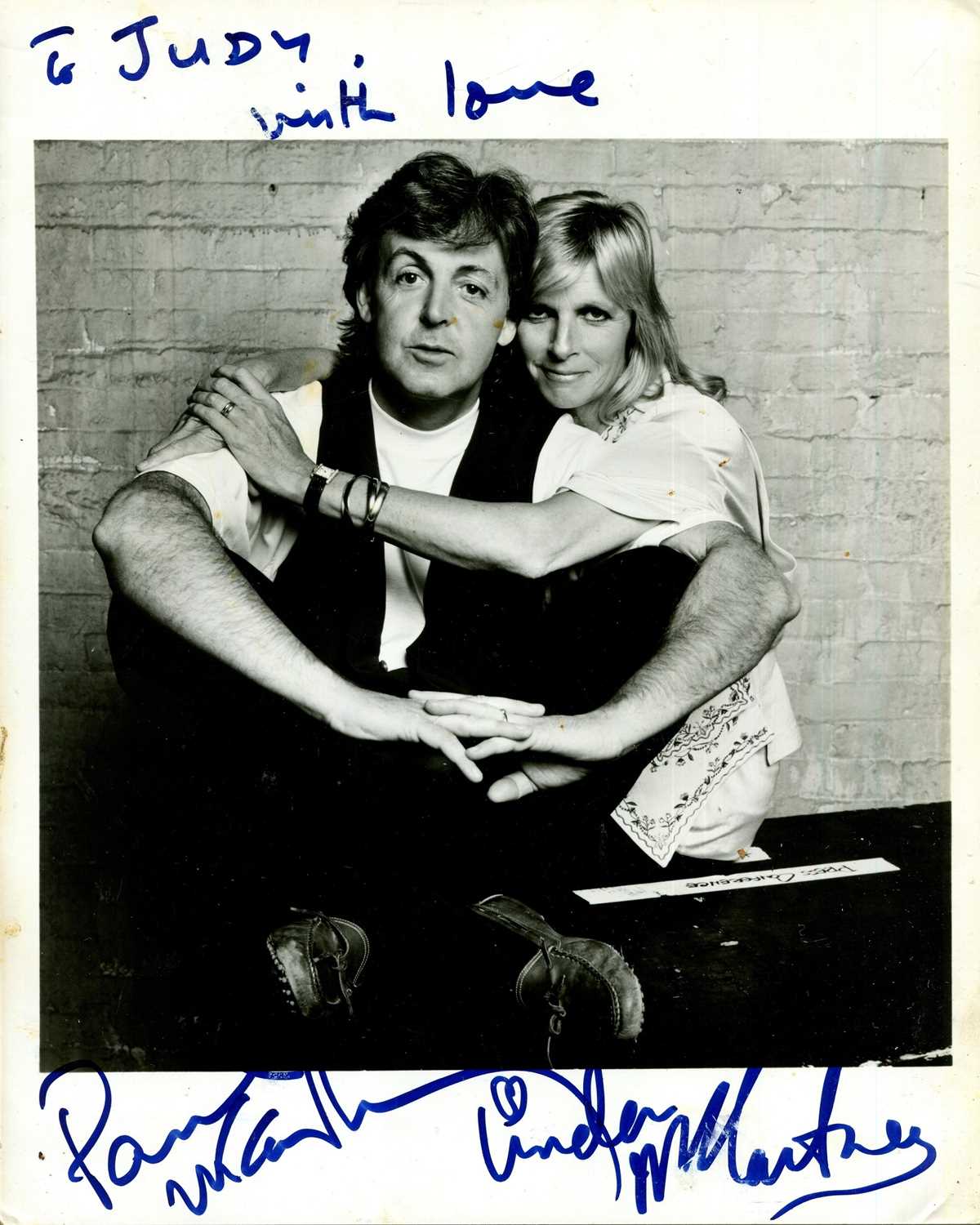 Lot 491 - MCCARTNEY PAUL: (1942- ) & LINDA (1941-1998)