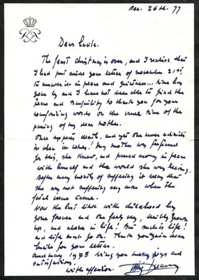 Lot 1574 - RAINIER III: (1923-2005)