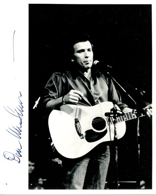 Lot 462 - MCLEAN DON: (1945- )