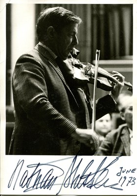 Lot 845 - MILSTEIN NATHAN: (1904-1992)