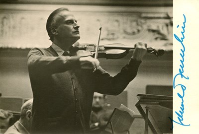 Lot 846 - MENUHIN YEHUDI: (1916-1999)