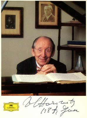 Lot 835 - HOROWITZ VLADIMIR: (1903-1989)