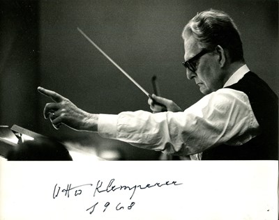 Lot 824 - KLEMPERER OTTO: (1885-1973)