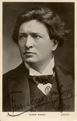 Lot 777 - BUSONI FERRUCCIO: (1866-1924)