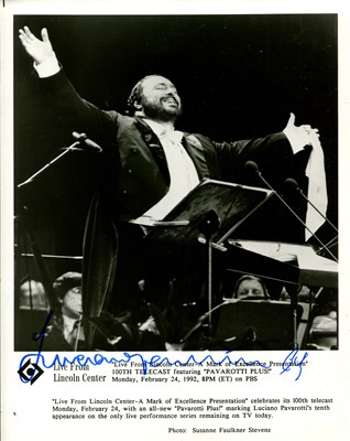 Lot 857 - PAVAROTTI LUCIANO: (1935-2007)