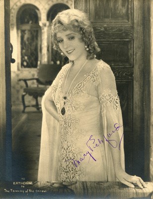 Lot 675 - PICKFORD MARY: (1892-1979)