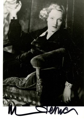Lot 716 - DIETRICH MARLENE: (1901-1992)