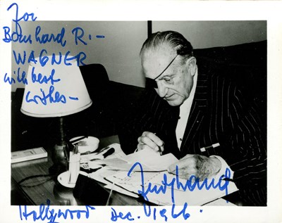 Lot 652 - LANG FRITZ: (1890-1976)