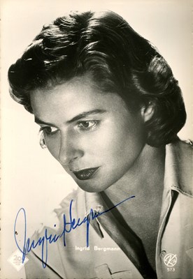 Lot 682 - BERGMAN INGRID: (1915-1982)
