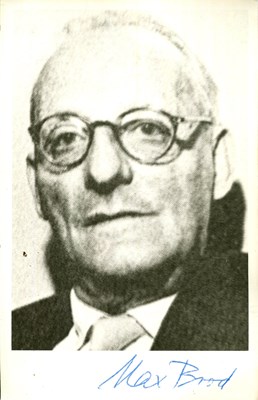 Lot 881 - BROD MAX: (1884-1968)
