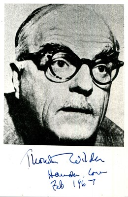 Lot 893 - WILDER THORNTON: (1897-1975)