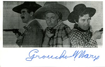 Lot 692 - MARX GROUCHO: (1890-1977)