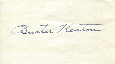 Lot 690 - KEATON BUSTER: (1895-1966)