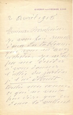 Lot 954 - MONET CLAUDE: (1840-1926)