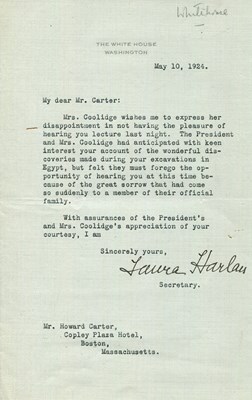 Lot 1278 - [CARTER HOWARD]: (1874-1939)