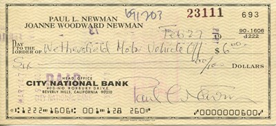Lot 49 - NEWMAN PAUL: (1925-2008)
