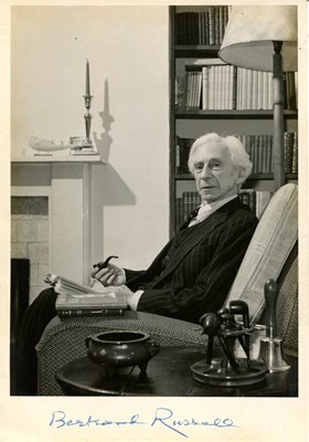 Lot 1175 - RUSSELL BERTRAND: (1872-1970)