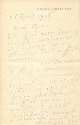 Lot 953 - MONET CLAUDE: (1840-1926)