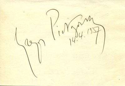 Lot 848 - PIATIGORSKY GREGOR: (1903-1976)