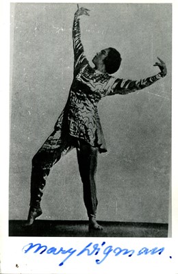 Lot 868 - WIGMAN MARY: (1886-1973)