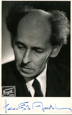 Lot 794 - APOSTEL HANS ERICH: (1901-1972)