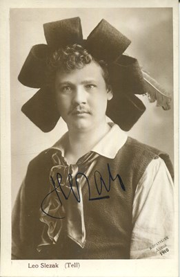 Lot 852 - SLEZAK LEO: (1873-1946)