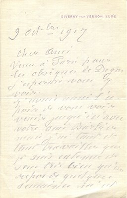 Lot 957 - MONET CLAUDE: (1840-1926)