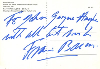 Lot 994 - BACON FRANCIS: (1909-1992)