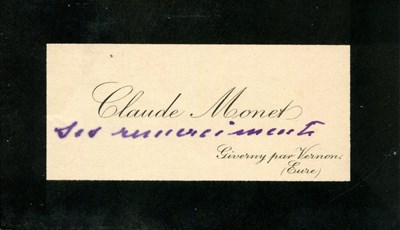 Lot 1335 - MONET CLAUDE: (1840-1926)