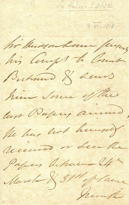 Lot 1540 - LOWE HUDSON: (1769-1844)