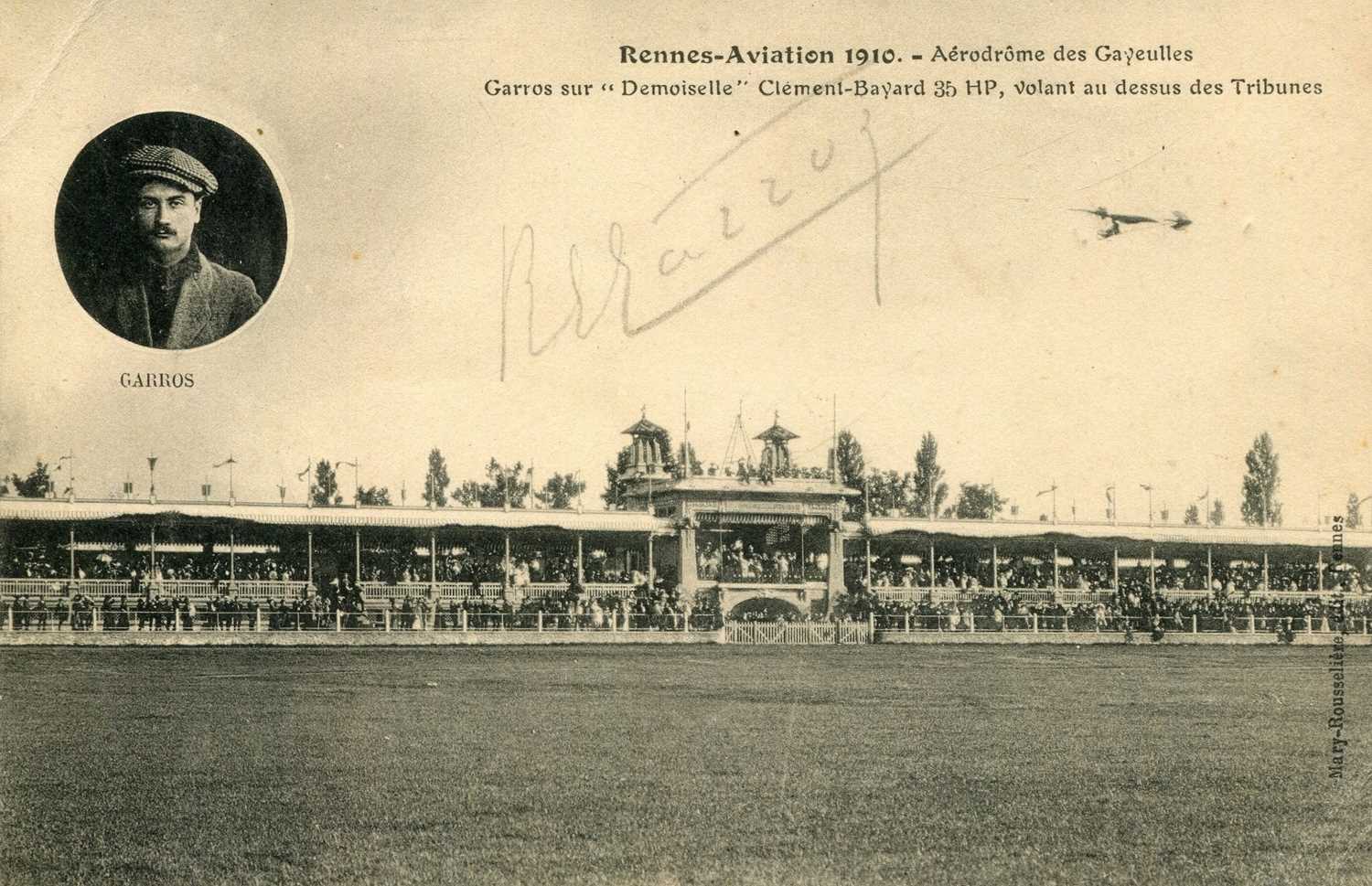 Lot 1395 - GARROS ROLAND: (1888-1918)