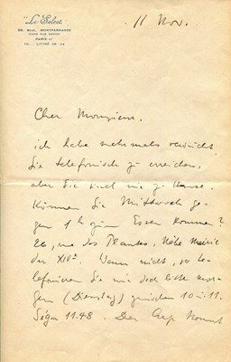 Lot 984 - ERNST MAX: (1891-1976)