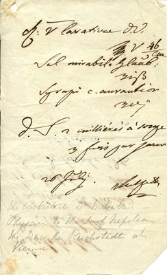 Lot 1370 - MALFATTI VON MONTREGIO JOHANN BAPTIST: (1775-1859)