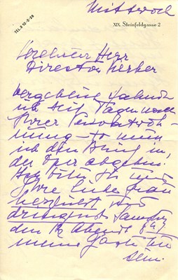 Lot 588 - MAHLER ALMA: (1879-1964)